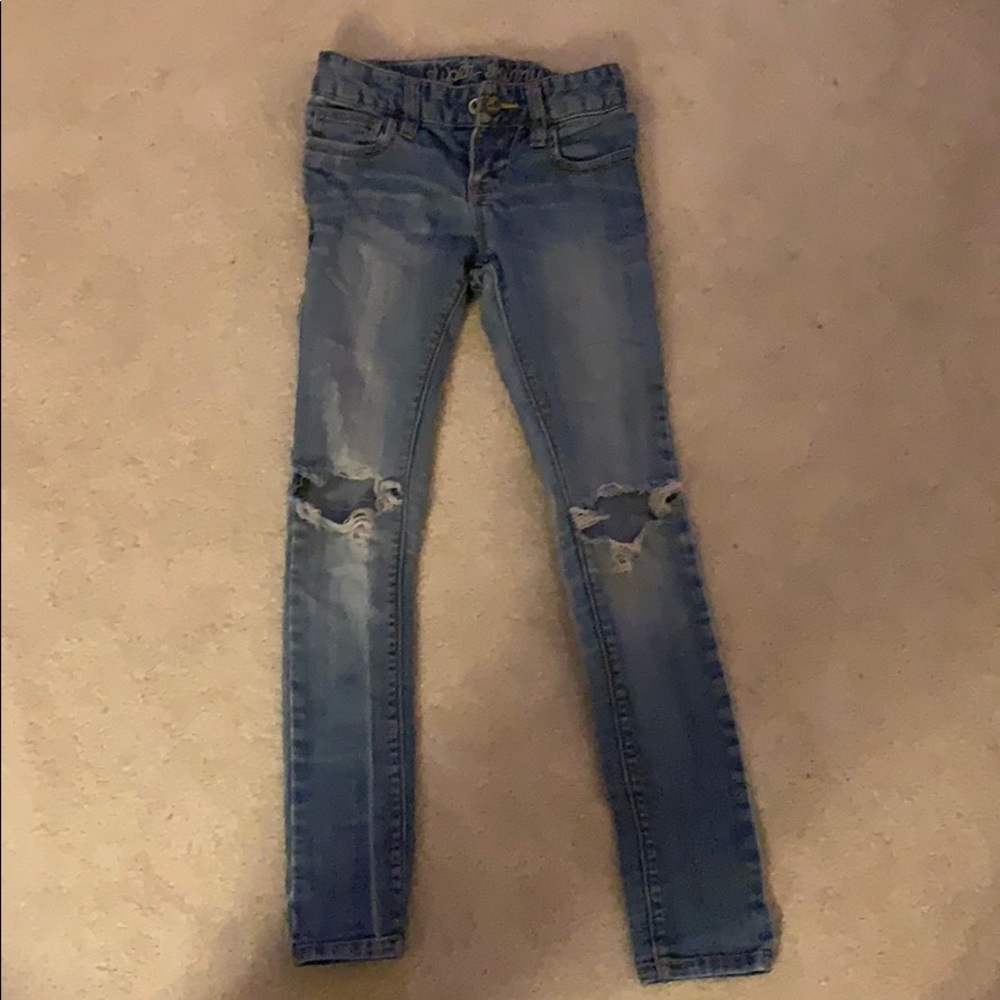 Girls skinny jeans